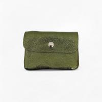 Cartera Elegante, brillante de Cuero Granulado，monedero,tarjetera  Para Mujer,piel auténtico,hecho en italia - Ultra Ligera, Suave y Práctica | BlingBling para fiesta ,super chic ,2 Compartimentos + Bolsillo con Cremallera | ,Varios Colo - details 7