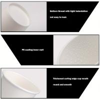 100PCS Vaso De Papel Desechable Blanco Mini Para Probar Café Supermercado Restaurante Tienda De Café Hotel Vaso De Mascarilla De Café Comprimido - details 4