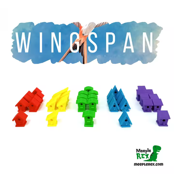 Tokens de jugador casitas para Wingspan / Meeple Rex / Accesorios para juegos de mesa - 1