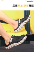 Clogs Verdes Para Hombre 2025 Sandalias De Playa Al Aire Libre Antideslizantes Plataforma Ligera Hueco Saludables Para Jardín - details 2