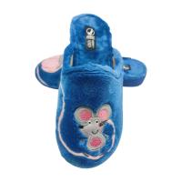Zapatillas de casa para mujer invierno Marca Javer confort fabricadas en España de alta calidad  suela antideslizante y perfumada cuña de 3 centímetros. Calzado para el hogar ilustración de ratita con lana. - details 2