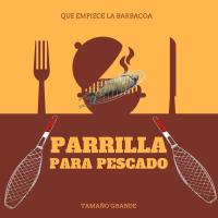 BRICOGAMO Parrilla Barbacoa Pescado Canasta Asado BBQ | Portátil y Plegable - details 0
