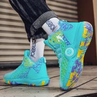 Zapatos De Baloncesto Para Hombres De Alta Calidad Antideslizantes Y Transpirables Zapatillas De Moda Para Mujeres Y Niños Deportivas De Entrenamiento Al Aire Libre Con Suela De Goma Talla Verdadera - details 28
