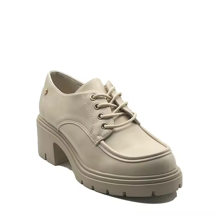 JZ Hermanos Mocasines de Plataforma en PU con Cordones y Estilo Contemporáneo - 1