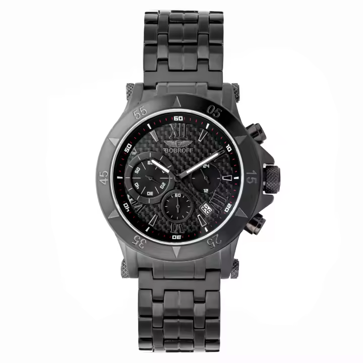 Bobroff Reloj Hombre Analogico Cuarzo con Correa de Acero BF1001M21M - 1