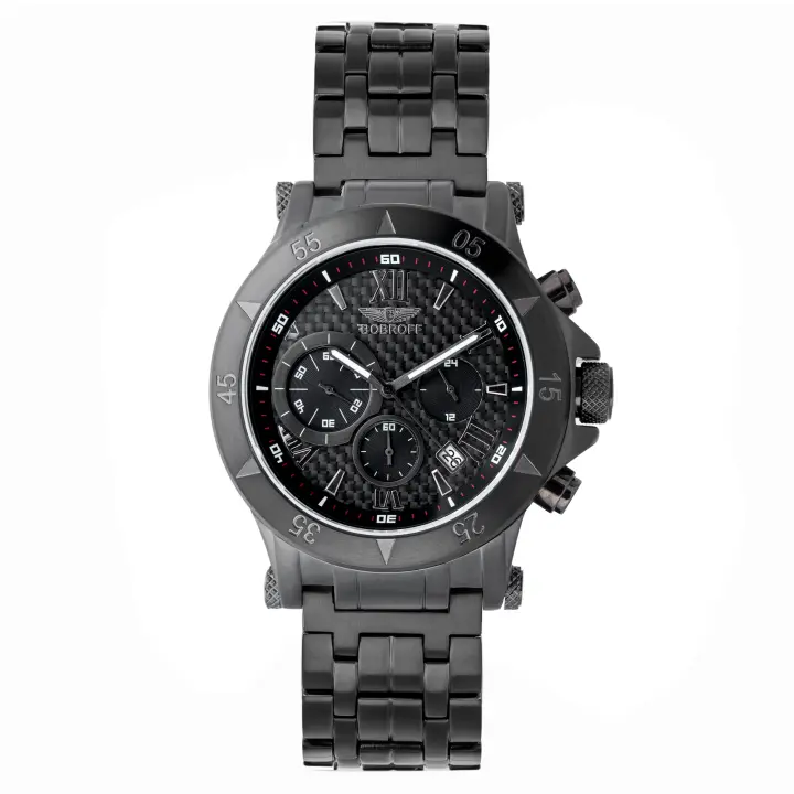 Bobroff Reloj Hombre Analogico Cuarzo con Correa de Acero BF1001M21M - 1