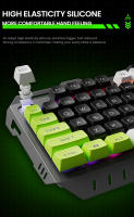 Teclado De Juego EWEADN GX90 Con Retroiluminación LED Silencioso Diseño Ergonómico Duradero Para PC Y Oficina 104 Teclas Membrana USB - details 4