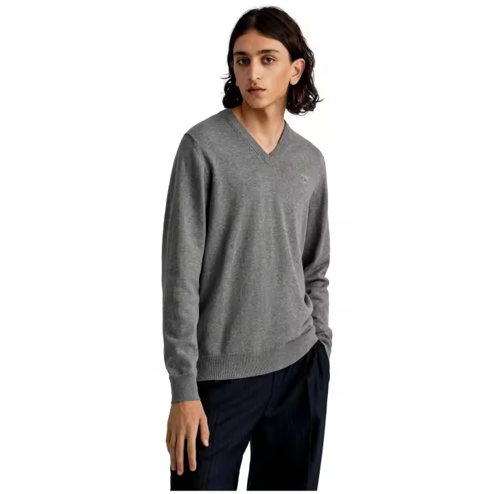Jersei Gant Classic Cotton V-Neck - 1