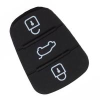 Carcasa De Llave Remoto De Plástico Negro Con 3 Botones Para HYUNDAI I20 I30 Ix35 Ix20 Rio Venga Repuesto De Parche De Goma - details 15