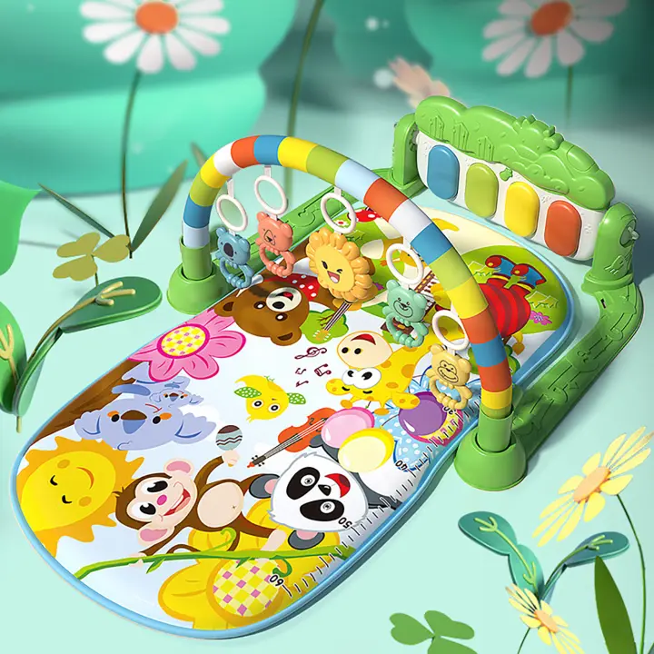 Almohadilla De Crawler Multifuncional Para Bebés Y Niños Pequeños Con Juguete Música Y Luz Batería Integrada - 1