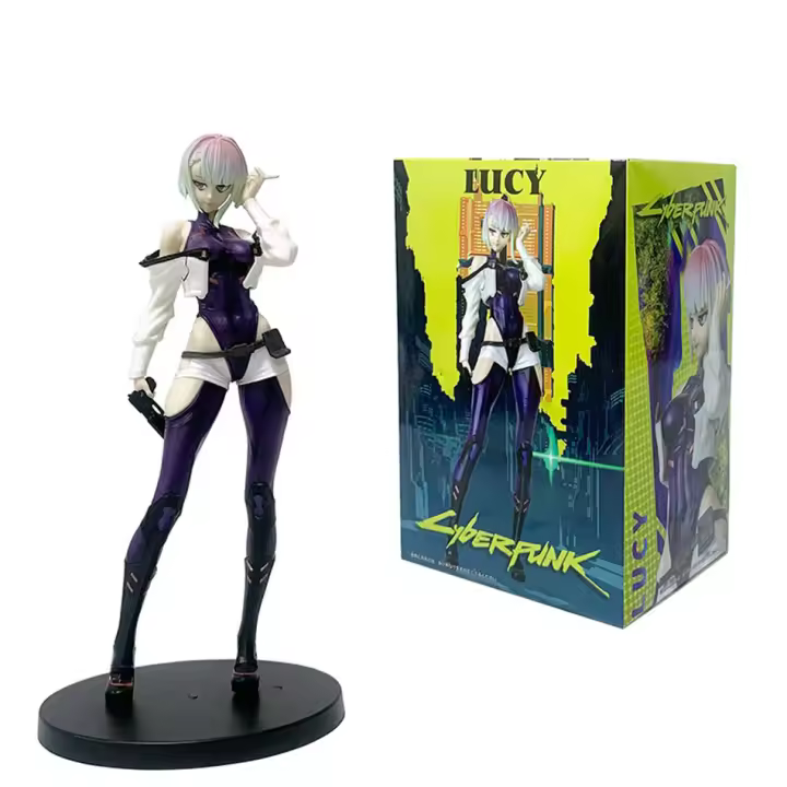 Figura De Acción Cyberpunk Edgerunners 22cm Super Hacker Edge Walker Lucy Colección De Muñecos Modelo Juguetes Para Adultos - 1