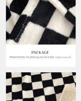 Manta De Punto Casero Estilo Americano Para Todas Las Estaciones Manta De Silla De Oficina Manta De Viaje Manta De Picnic Manta De Viaje Manta De Viaje Manta De Viaje - details 16
