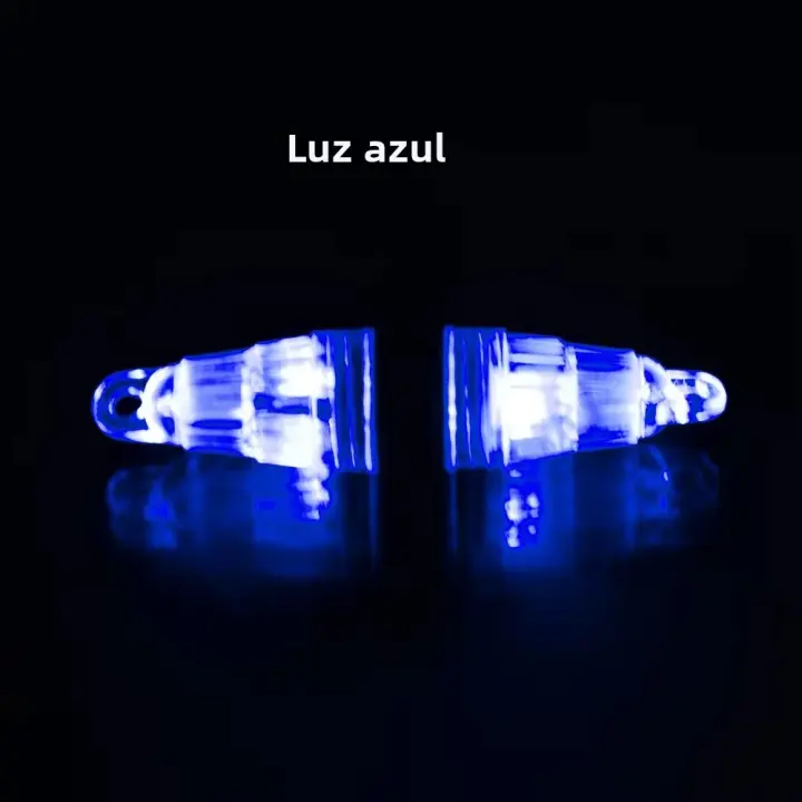 10Pcs Lure De Pesca Con LED Multicolor 12cm Profundo Atrae Peces En Agua Baja Luz De Flash Roja Azul Verde Y Blanca Para Pesca Submarina - 1