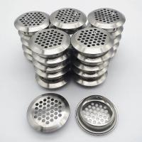 27 piezas 35mm Parrilla de ventacón de Mero inoxable de Malla Redonda respiración | para muebles de Cocina Boca de ventilatón de Maple inoxable | para Armaro Cupboa - details 0