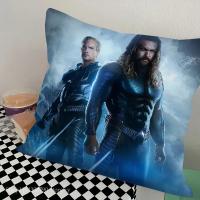Cojín De Peluche De Cama Sofá De Lujo Para El Hogar Decoración De Sala De Estar Coche Aquaman Y El Reino Perdido Película Tamaño Cuadrado Material Poliéster/Celulosa - details 7