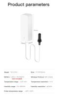 Sensor De Temperatura Y Humedad WiFi Tuya Con Probing Externo Para Hogar Inteligente Monitorización Por App Para Plantas Acuario Vinatería - details 16