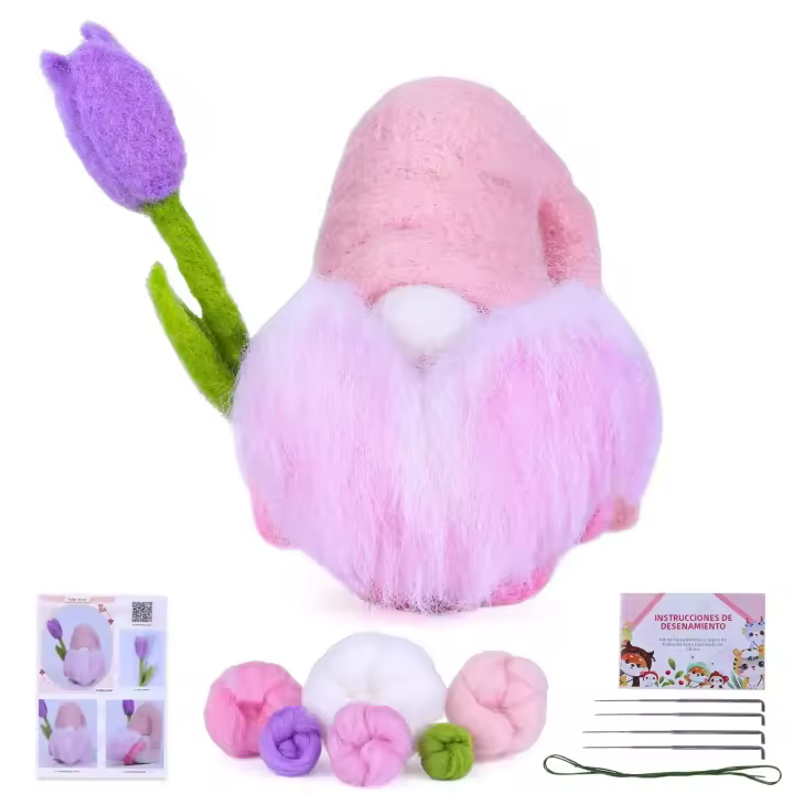 Kit De Tejido Con Agujas FENRRY Para Principiantes 1/2/4PCS Suministros De Navidad Con Herramientas Básicas Y Guías Para DIY - 1
