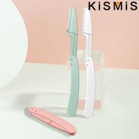 KISMIS 3Pcs/Set Afilador De Cejas Cuchilla De Seguridad Pelacabello Herramientas De Maquillaje Cortador De Cabello Seguro Para Rostro Y Oídos - details 8