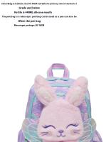 Mochila Escolar Smiggle Australia Ángel Conejo Morado Para Estudiantes Primarios Diseño De Dibujos Animados Ideal Para Actividades Externas Y Uso Diario - details 0