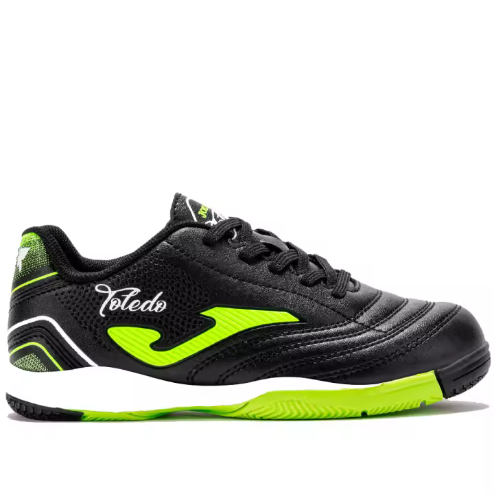 Zapatillas fútbol Sala Joma Toledo Jr 2501 Negro Verde Indoor 106118  Calzados DEPORTES FUTBOL-SALA Joma MARCAS - 1
