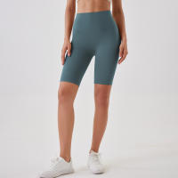 Shorts De Yoga Para Mujer Cintura Alta Transpirables Suaves Y Tensos Leggings De Gimnasio Cortos De Ciclismo Deportivos - details 125