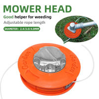 Cabeza De Piltra De Hierba Universal M10 De Aluminio Y Nylon Para Motocultor Corte De Dos Líneas Hilo De Aro Para Jardín - details 0