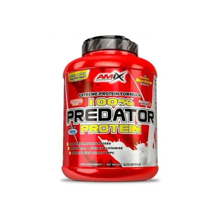 Amix Nutrition Predator Protein 2 Kg - Proteína de Suero de Alta Calidad para el Aumento de Masa Muscular y la Recuperación Muscular - 1