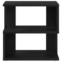 Mesa Auxiliar vidaXL Negro Roble 40x40x40 cm Madera Aglomerada - details 5
