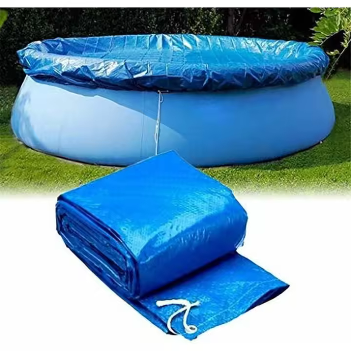 Cubiertas para Piscinas Azules - Protección de Piscinas - Suelo - Durable - Diámetro 280 Cm - 1