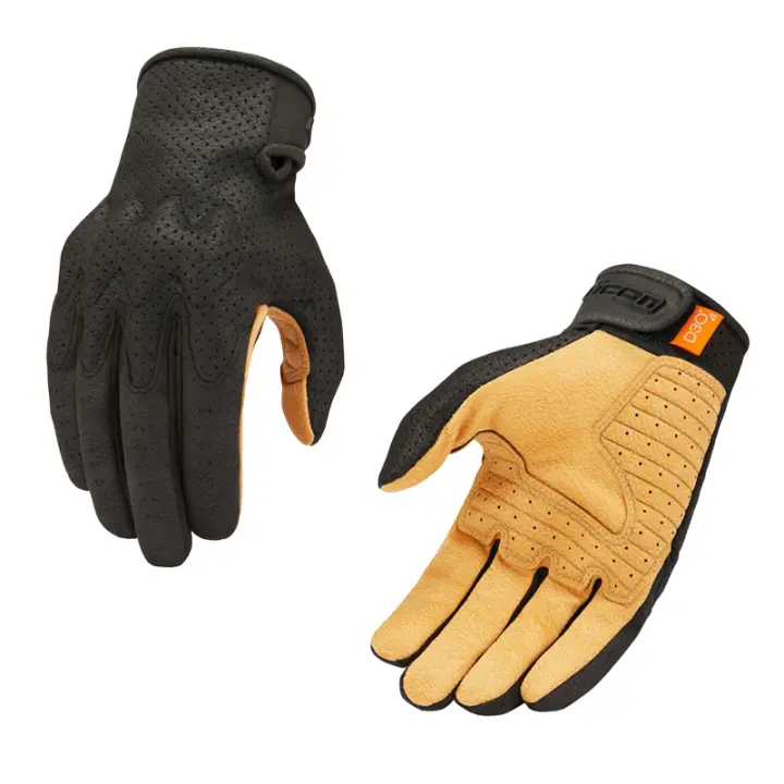 Guantes De Motocicleta Para Hombre 2024 Guantes De Bicicleta De Montaña MTB Protección Completa Para Motocross De Cuero - 1