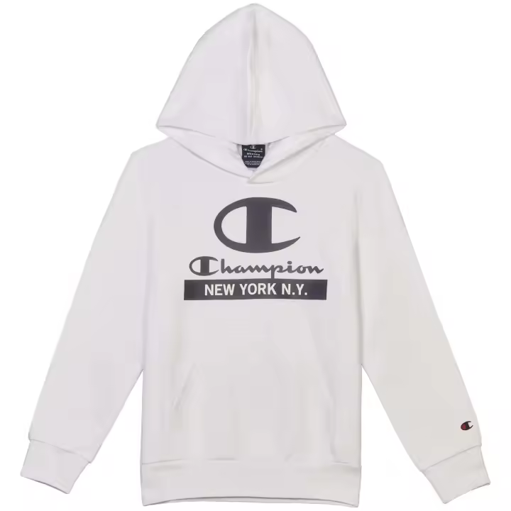 Sudadera Fleece marca Champion modelo 306169-WW001 para junior en color blanco - 1