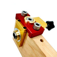 Juego De 3 En 1 Herramienta De Carpintería Para Agujeros De Bolsillo En Aleación De Aluminio Guía De Perforación Para Tablas De Madera 8/10/15mm - details 8