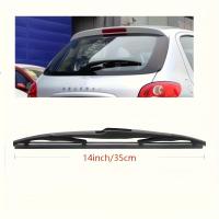 Limpiaparabrisas Trasero 16 Pulgadas Para Peugeot 207 Hatchback 2006-2014 Limpia Ventanas Traseras Y Maletero Cepillo De Lluvia De Goma - details 1