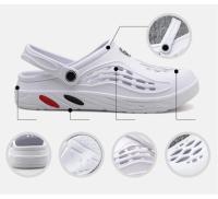Zapatillas De Verano Para Hombre Sandalias Transpirables Con Agujeros Clogs De Talla Grande 49 Pantuflas De Playa Moda Flip Flops EVA - details 5