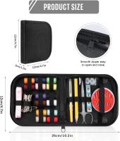 Kit de costura de viaje, 94 piezas de suministros de costura Premium de bricolaje, kits de costura pequeños para adultos, principiante, aguja e hilo, viaje y emergencia - details 1