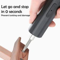 Mini Destornillador Eléctrico Portátil Recargable Por USB Herramienta De Potencia Para Reparación Doméstica Con 2 Piezas De Broca - details 3