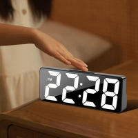 Reloj De Alarma Digital Multifunción Con Control De Sonido Modo Nocturno Temperatura Fecha Snooze 12/24H LED Para Escritorio - details 2