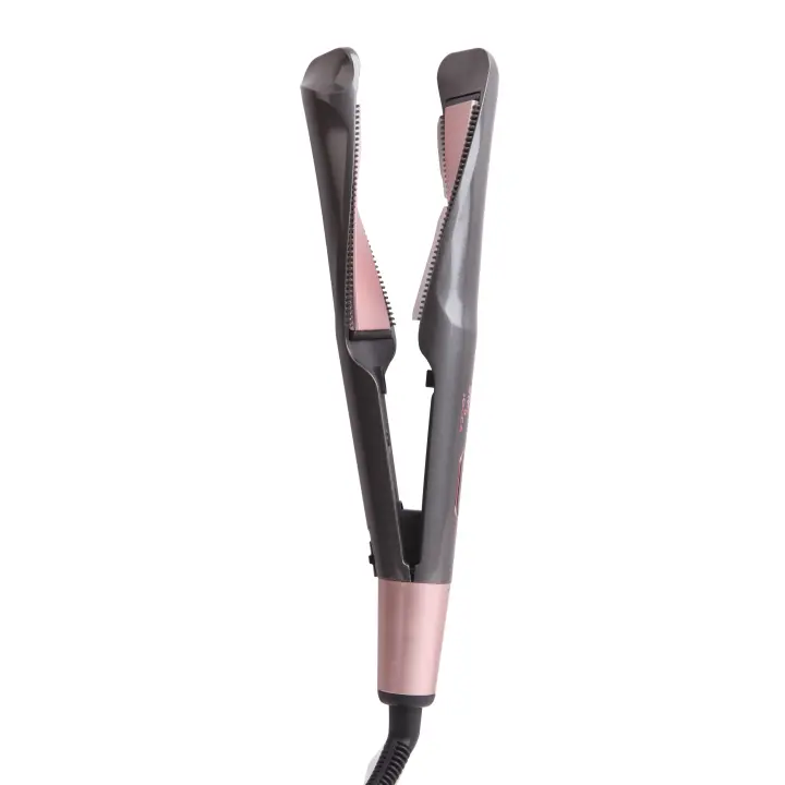 Plancha y rizador del cabello de la marca Jocca con revestimiento de cerámica y un visor LED con niveles de temperaturas que pueden rondar desde los 130ºC a los 230ºC para un acabado profesional - 1