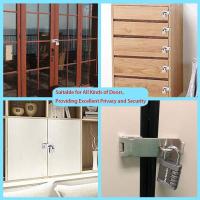 Cerradura De Hasp Para Puerta 90 Grados Cerradura De Ángulo Derecho Cerradura De Puerta De Almacenamiento Con Tornillos De Montaje Resistente Al Robo Para El Hogar Y Cerradura De Cerrojo - details 6