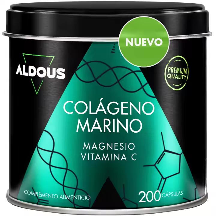 Colágeno Hidrolizado Puro con Magnesio y Vitamina C – 200 Cápsulas - 1
