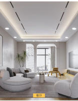 Luz De Techo LED Panel Ultrafina Ajustable 50mm-200mm Corte De Agujero Luz De Panel Interior AC85-265V Fuente De Luz LED Material Aluminio - details 12