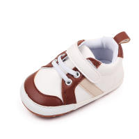 Zapatos Casuales Para Bebés Anti-deslizantes Suaves De Cuero PU Y Suela De Algodón Para Niños Y Niñas BHM3009 Color Marrón/Rojo/Negro Tallas 11/12/13 - details 7