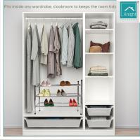 Zapatero Metálico Extensible Elegante Organizador de Zapatos 18 Pares - Versatilidad de Almacenamiento - details 3