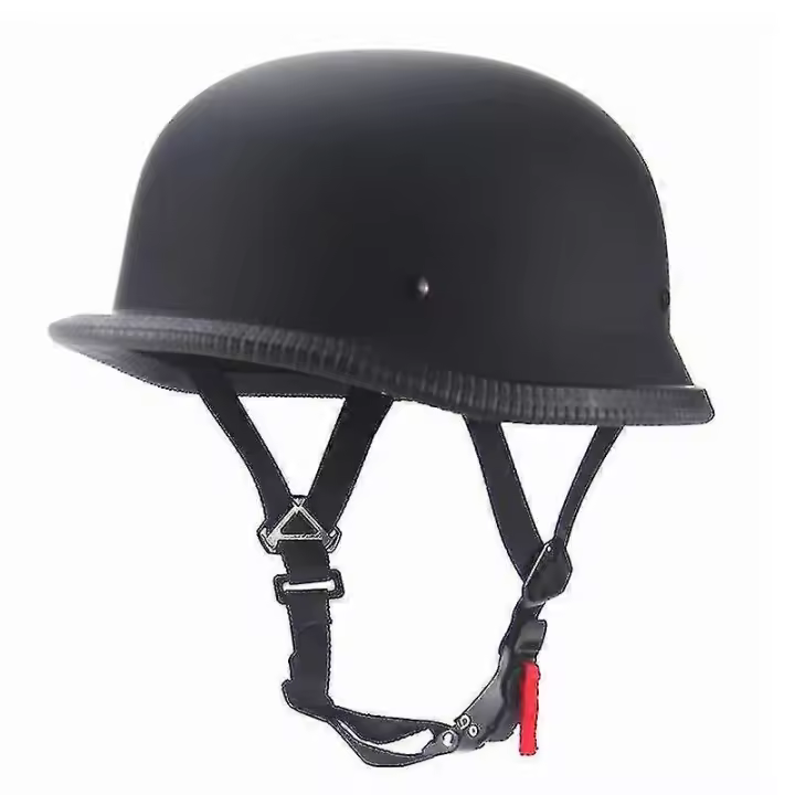 Casco de Crucero de motociclista casco vintage de medios Cara Alemán - 1