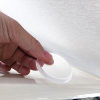 6PCS Protector De Pared Para Manija De Puerta Transparente Redondo De Goma Suave Adhesivo Autoadhesivo Para Protección De Pared - details 3