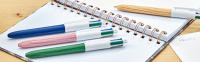 BIC Pack Estudiantes - 6 subrayadores pastel Highlighter Grip, 10 bolígrafos BIC Cristal de colores surtidos y 1 bolígrafo 4 Colores Wood - details 2