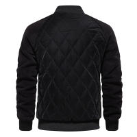 Chaqueta gruesa acolchada de terciopelo para hombre, chaqueta informal europea y americana, chaqueta superior de manga raglán, novedad de Otoño de 2024 - details 9