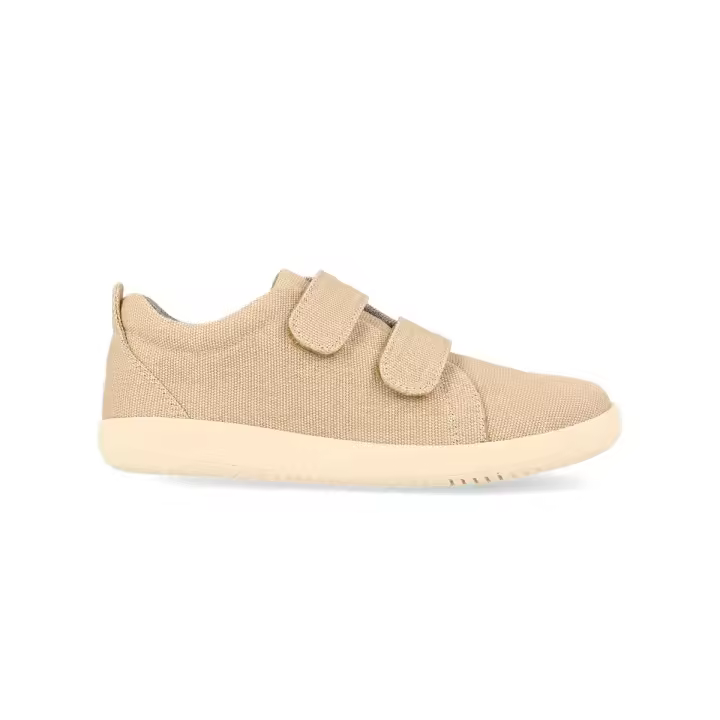 Bobux Kid+ Grass Court Canvas Oat Milk - 1