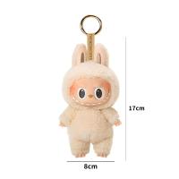 POP MART LABUBU Figura De Colección De Vinilo Macaron Serie Cara Blind Box Juguete De Peluche Colgante Para Juegos De Agua - details 5