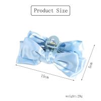 Granos De Cepillo Para Mujer Y Niñas En Satén Negro Accesorios De Peluca Estilo Coreano Grande Doble Lado Para Verano - details 0